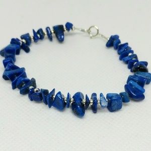 Lapis Lazuli beaded bracelet